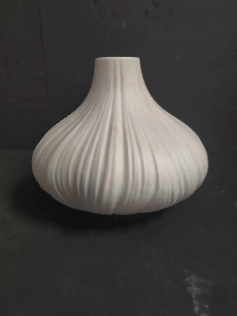 Vintage Rosenthal Studio-Line Germany White Bisque Porcelain Vase Tapio Wirkkala